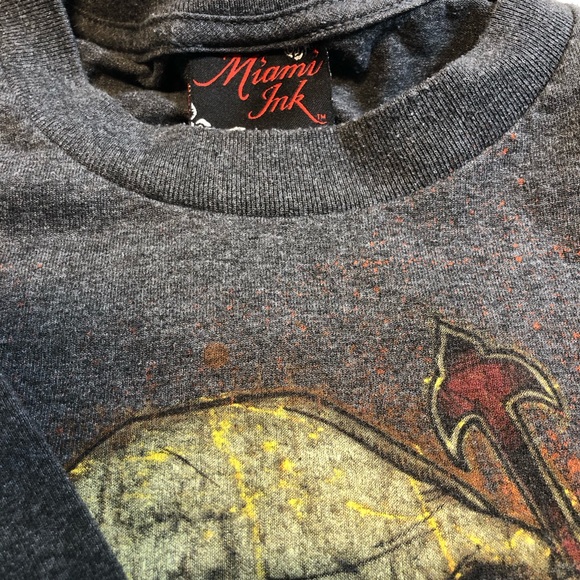 Miami Ink Skull Tattoo T-Shirt XL 2006 release - Picture 8 of 9
